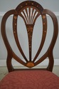 72503: Pair Of Vintage Mahogany Federal Style Inla