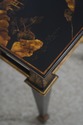 L72571: Chinoiserie Gold & Black Lacquer Occasiona