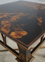 L72571: Chinoiserie Gold & Black Lacquer Occasiona