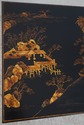 L72571: Chinoiserie Gold & Black Lacquer Occasiona