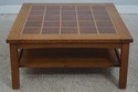72560: STICKLEY Mission Oak Tile Top Coffee Cockta