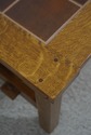 72560: STICKLEY Mission Oak Tile Top Coffee Cockta