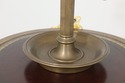 F55596EC: Brass 4 Arm Candelabra Lamp w. Toleware 