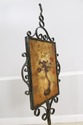 F55561EC: Iron Decorated Standing Screen
