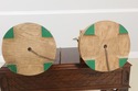 55524EC: ROM WEBER Pair Viking Oak Carved Table La