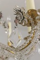 F59522EC: Hollywood Regency Crystal Chandelier w. 