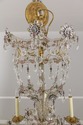 F59522EC: Hollywood Regency Crystal Chandelier w. 