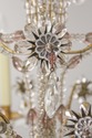 F59522EC: Hollywood Regency Crystal Chandelier w. 