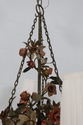 F55565EC: CURREY & CO Toleware Rose Basket Hanging