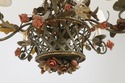 F55565EC: CURREY & CO Toleware Rose Basket Hanging