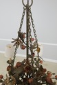 F55565EC: CURREY & CO Toleware Rose Basket Hanging