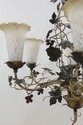 F55568EC: Grapevine Design 6 Light Toleware Chande