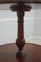 68127: Mahogany 3 Tier Dumbwaiter Style Occasional