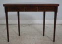 67692: Antique Sheraton Bench Made Inlaid Mahogany