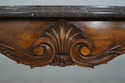 68054: Marble Top Italian Style Console Foyer Tabl