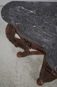 68054: Marble Top Italian Style Console Foyer Tabl