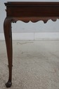 67695: HENKEL HARRIS Mahogany Tea Table w. Pine Ca