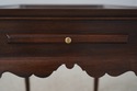 67695: HENKEL HARRIS Mahogany Tea Table w. Pine Ca