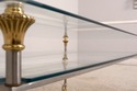 F31908: CHAPMAN High Quality Steel & Brass Glass T