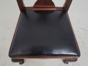 L64091EC: Set of 8 STATTON Cherry Leather Seat Din