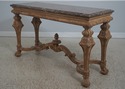 L72841: Vintage Italian Louis XVI Style Carved Mar