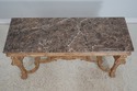 L72841: Vintage Italian Louis XVI Style Carved Mar