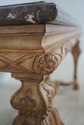 L72841: Vintage Italian Louis XVI Style Carved Mar