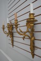 F72792: Pair Bronze French Louis XV Lighted Wall S