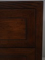 72794: HENREDON Campaign Style Oak 2 Over 2 Drawer