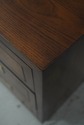 72794: HENREDON Campaign Style Oak 2 Over 2 Drawer