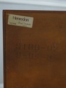 72794: HENREDON Campaign Style Oak 2 Over 2 Drawer