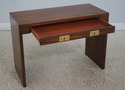 72796: HENREDON Oak Campaign Style 1 Drawer Writin