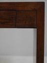 72796: HENREDON Oak Campaign Style 1 Drawer Writin