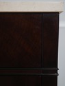 72822: BAKER Neoclassical Modern Design Walnut Mar