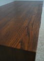 72796: HENREDON Oak Campaign Style 1 Drawer Writin