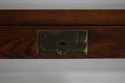 72796: HENREDON Oak Campaign Style 1 Drawer Writin