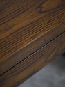 72796: HENREDON Oak Campaign Style 1 Drawer Writin