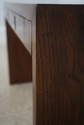 72796: HENREDON Oak Campaign Style 1 Drawer Writin