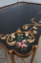L72876: Regency Style Black & Gold Painted Iron Ba