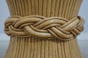 72785: MCGUIRE by BAKER Bamboo Base Beveled Glass 