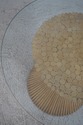 72785: MCGUIRE by BAKER Bamboo Base Beveled Glass 