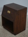 72795: Pair Of HENREDON Oak Campaign Style Drop Fr