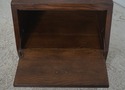 72795: Pair Of HENREDON Oak Campaign Style Drop Fr