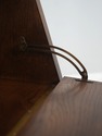 72795: Pair Of HENREDON Oak Campaign Style Drop Fr