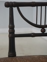 F72894: Pair Of Antique Rush Seat Bamboo Sussex Ty