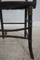 F72894: Pair Of Antique Rush Seat Bamboo Sussex Ty