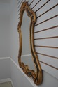 72878: Louis XV Style Black & Gold Wall Mirror