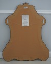 72878: Louis XV Style Black & Gold Wall Mirror
