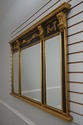 72868: LABARGE Black & Gold Regency Triple Panel M