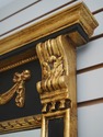 72868: LABARGE Black & Gold Regency Triple Panel M